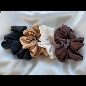 Satin Collection Of Scrunchies